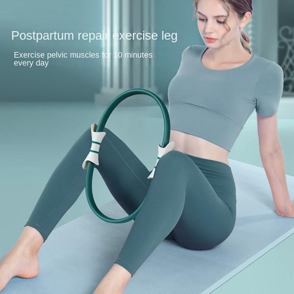 Pilates Circle Yoga Fitness Ring VAALEEN VIHREÄ - VALKOINEN VALO Light Green - White