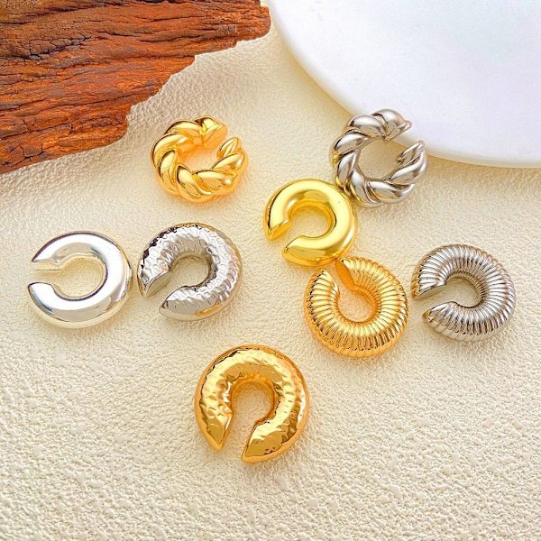 Ear Cuff Korvan luupidike #3-HOPEA #3-Silver