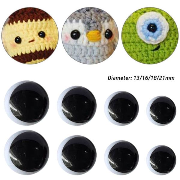 10 st/5 par Eyes Crafts Eyes Puppet Crystal Eyes 16MM 16MM 16mm