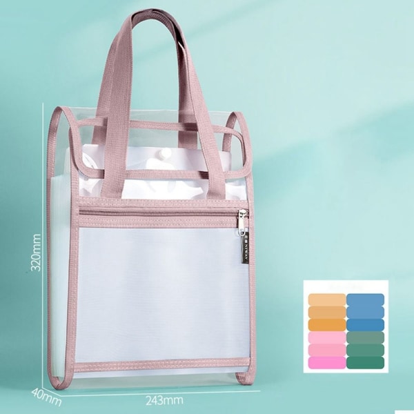 Dokumentförvaringspåse Transparent filpåse FÄRG 1 FÄRG 1 Color 1