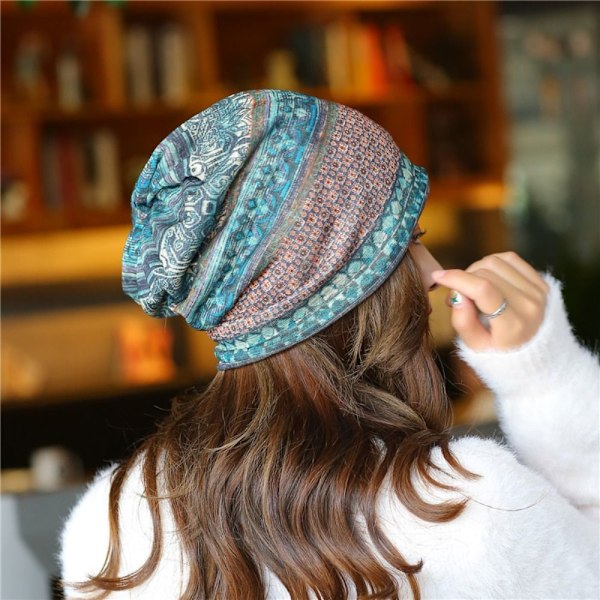 Turbanhatt for kvinner tynn genserhette 03 03 03
