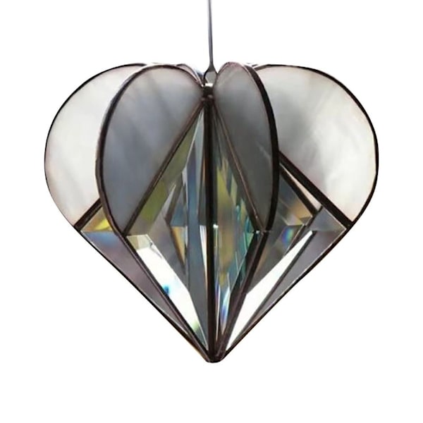 3D Hjerteanheng Solfanger Ornament E E E