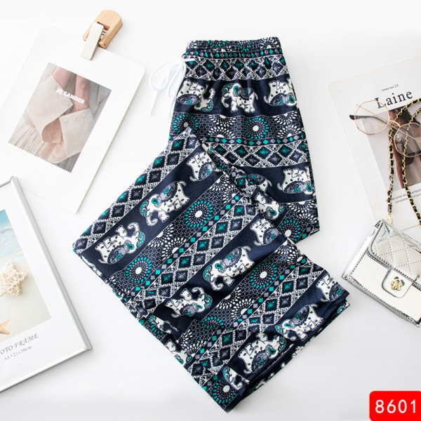 Byxor med vida ben Elephant Print Pant 02 02 02