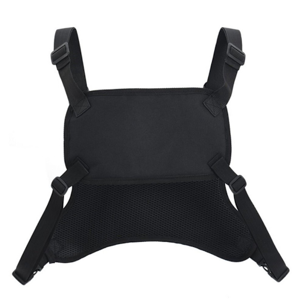 Sportsvest Taske Molle Brysttaske SORT SORT Black