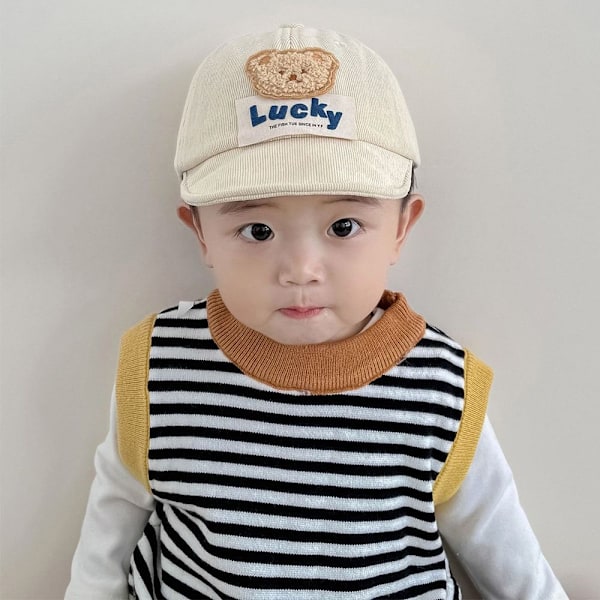 Cap för barn Solhatt KHAKI Khaki