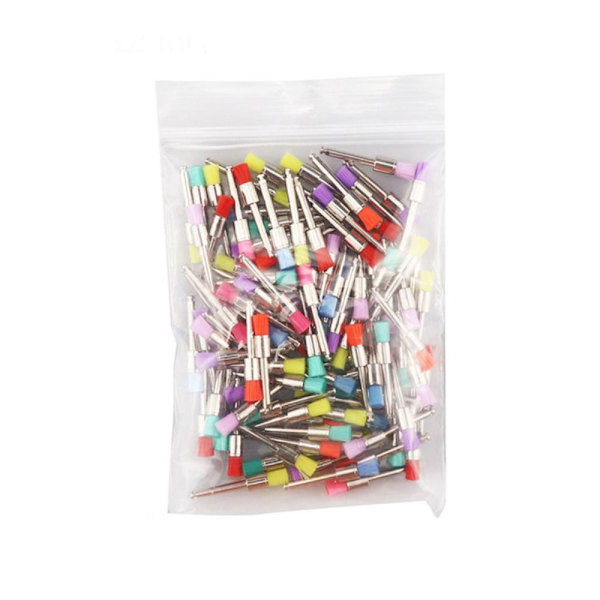100 STK Dentalmaterialer Profesjonsprofylaksebørste FARGERIK FLAT Colorful Flat Head-Flat Head
