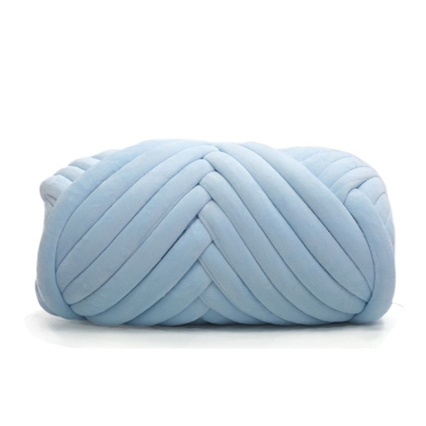 250/500g Virkad Garn Garnboll GRÅ 500G Grey 500g