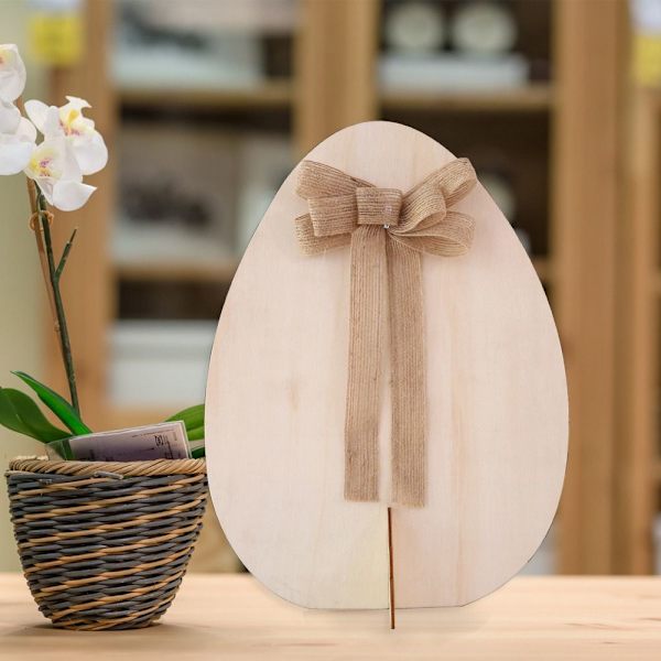 Trä Påskhare Chick Ägg Dekoration ÄGG ÄGG egg