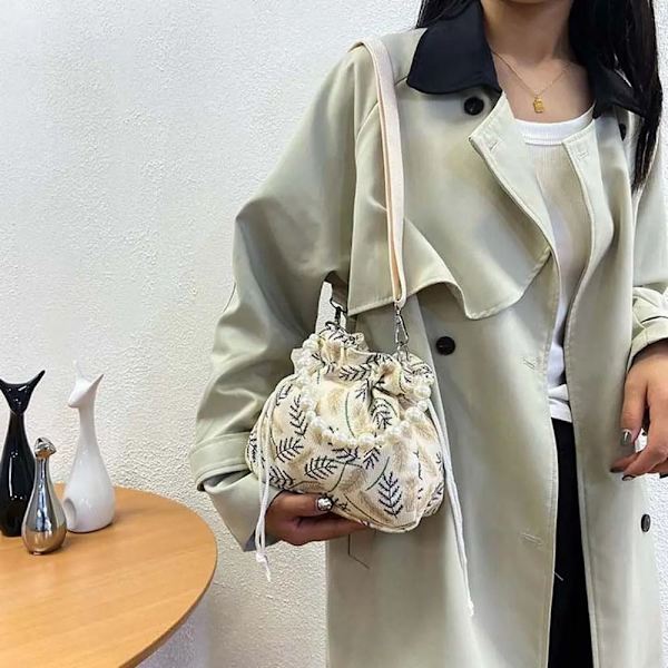 Crossbody Bag Bucket Bag OFF WHITE A OFF WHITE A Off white A