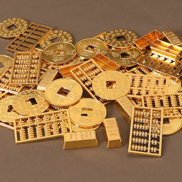 1:12 Dukkehus Mønt Miniature guldbarrer 2,9X0,6CM 2.9x0.6cm