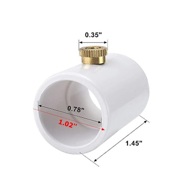 PVC-sprøyte PVC-tåkemunnstykke 5 STK 5 STK 5PCs