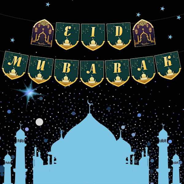Eid Mubarak Banner Eid al-Fitr Fest A