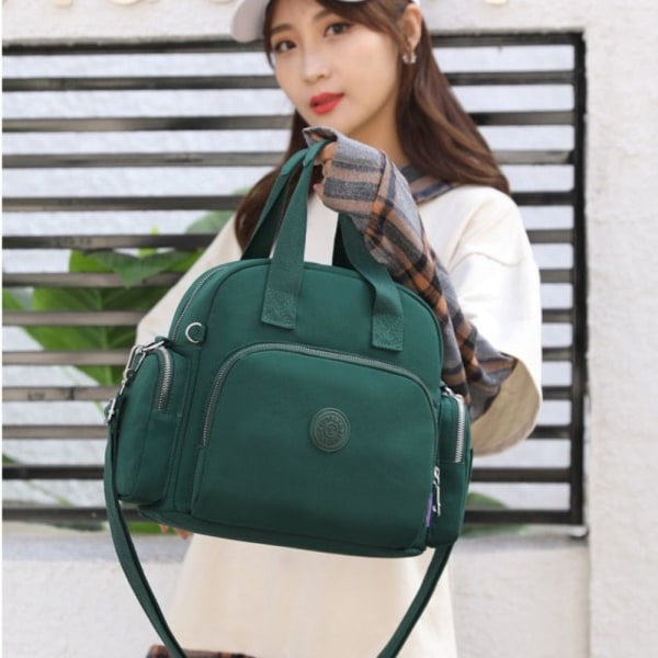 Skolboksväska Crossbody-väskor MÖRKGRÖN Dark Green