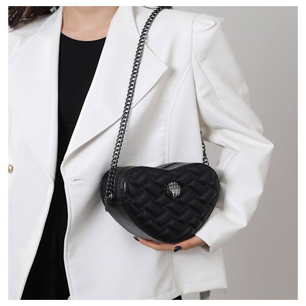 Eagle Head Chain Bag Rhombus Brodered Thread Bag RÖD red