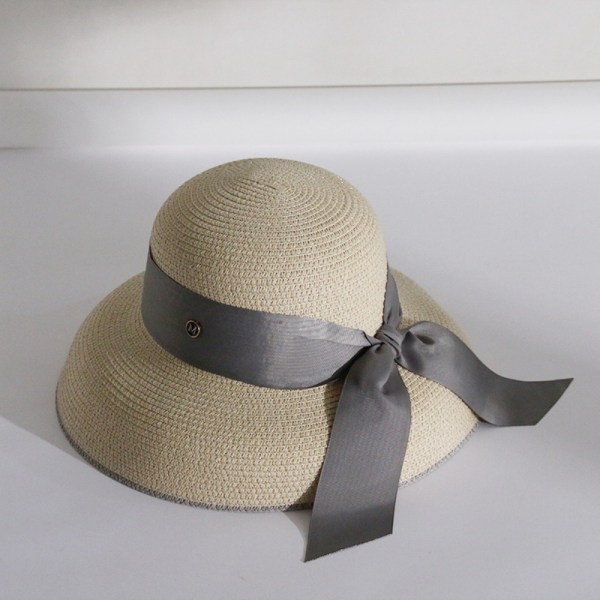 Cap Strandhatt Hepburn Style Bucket Hat MILKY WHITE MILKY Milky white