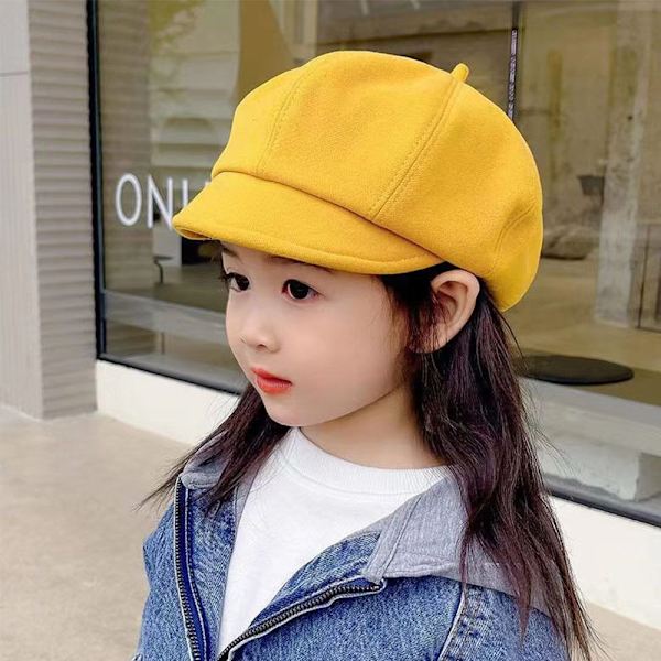 Baby Baret Hat Lasten Baretit KELTAINEN yellow