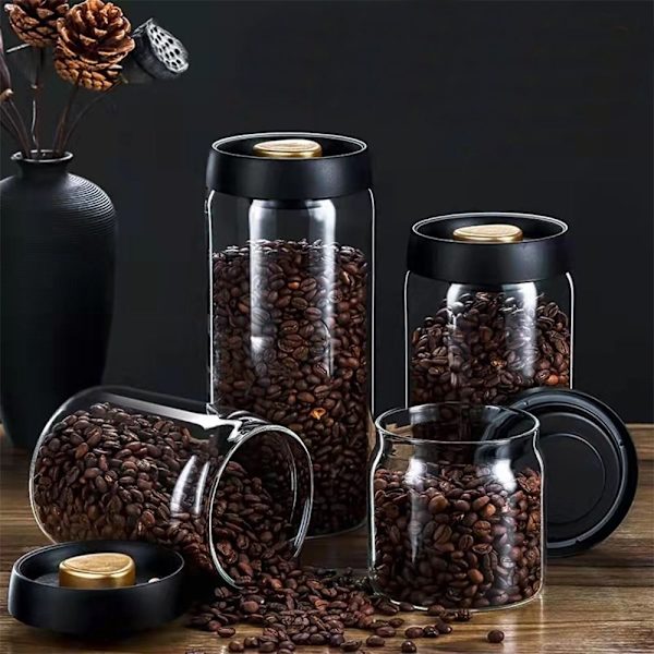 Kaffebehållare Kaffeförvaring VIT White
