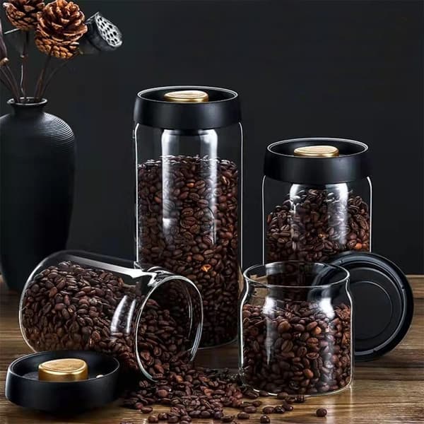 Kaffebeholder Kaffeopbevaring GULD Gold