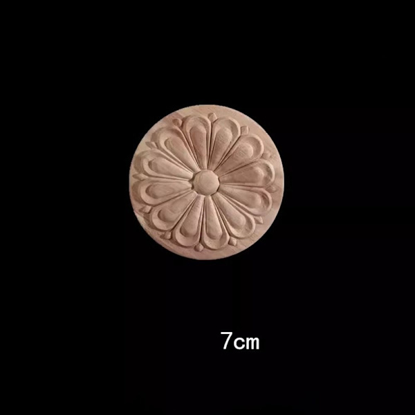 Vintage Træskåret Møbelfødder 6CM4 4 6cm4