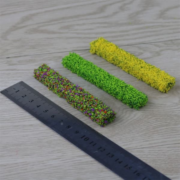 3 ark miniatyrträdgårdsdekor, slitstark statisk 2 2 2