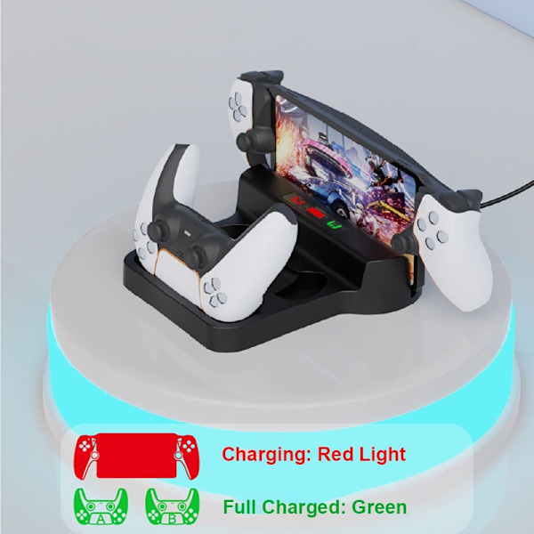 Laddstation Base P5 Controller Laddare SVART Black