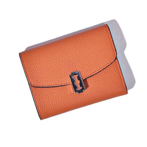 Korta Plånböcker Trefaldiga Plånböcker ORANGE orange