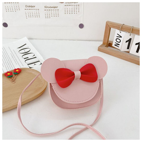 Mini axelväskor Liten väska PINK&RED pink&red