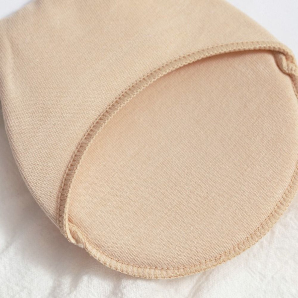 1 Par Half Feet Sokker Halv Palm Foot Pad SORT Black