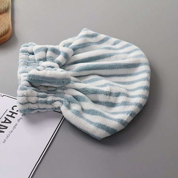 Bowknot Dry Hair Cap Quick Dry Hair Shower Cap PINK pink