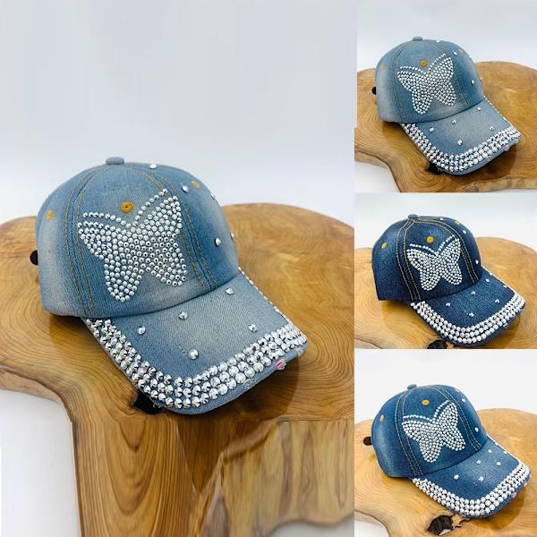 Cap Butterfly Denim STYLE A STYLE A Style A