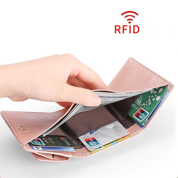 Kreditkortholder Trifold Wallet SORT black