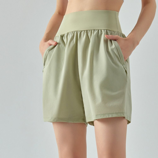 Joogashortsit Urheilushortsit GREEN M green M