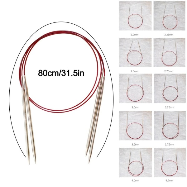 Bambus strikkepinde Hæklenåle 3,5MM 3.5mm