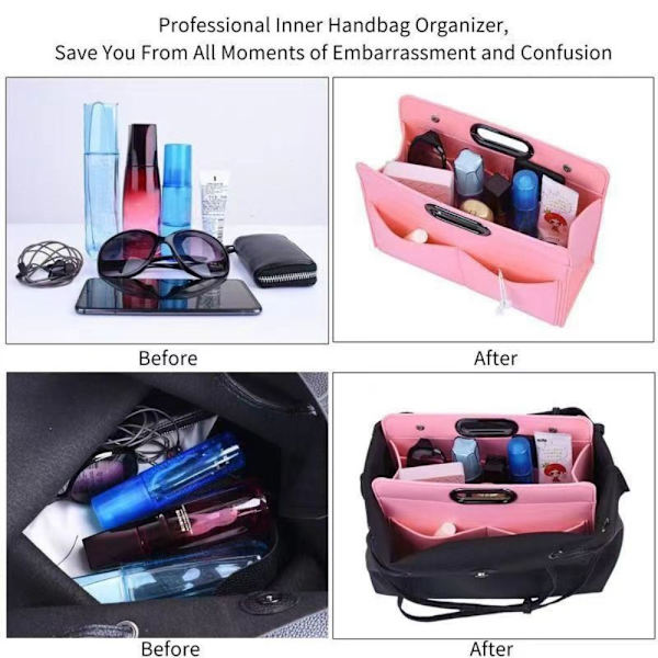 Filtinsats Organizer Bag Interiör Resväska MÖRKGRÅ dark grey