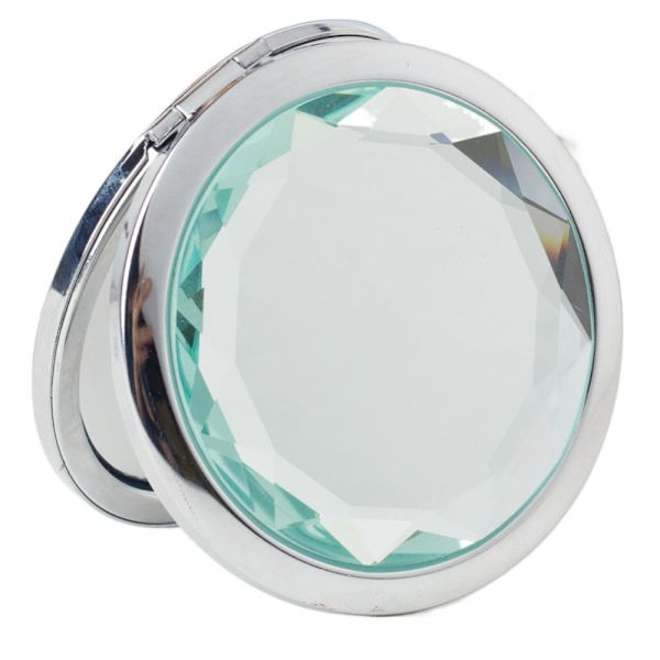 Kosmetisk spejl krystal makeupspejl HVID White