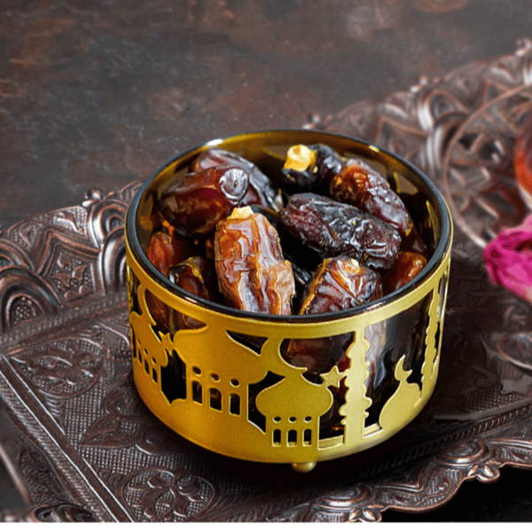 Ramadan Madsfadebakke Eid Snack Opbevaringsskuffe GULD A A