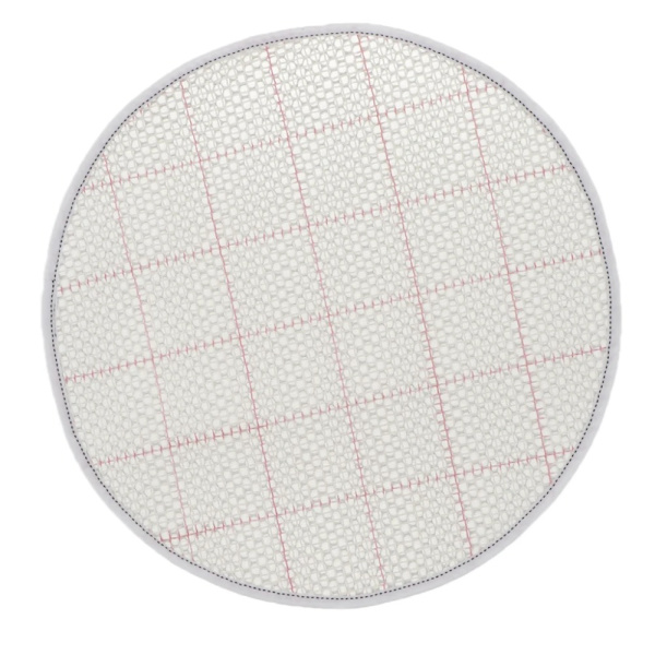 Tyhjä mesh koukkuverkkokangas 45X45CMROUND ROUND 45x45cmRound