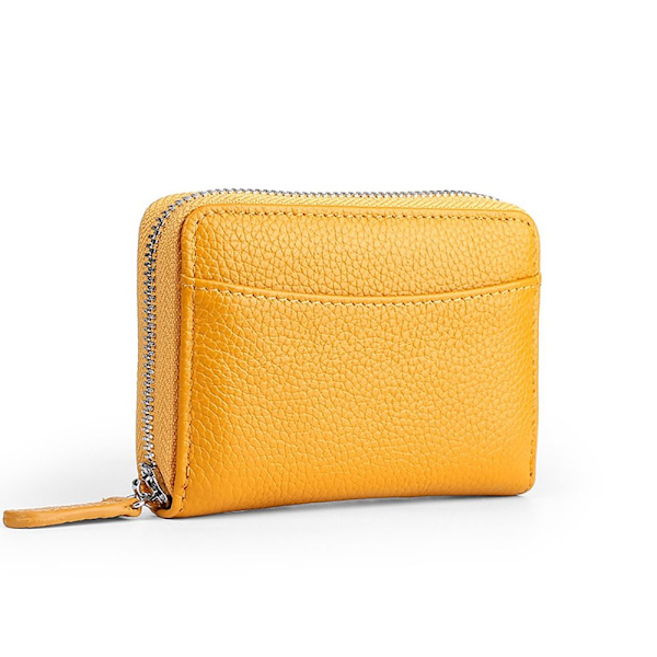 Kreditkortholder Harmonikapung GUL yellow