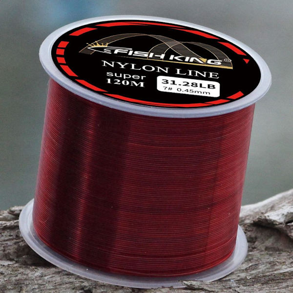 Nylon fiskeline Elastisk trådspole KAFFE-0,8 KAFFE-0,8 Coffee-0.8