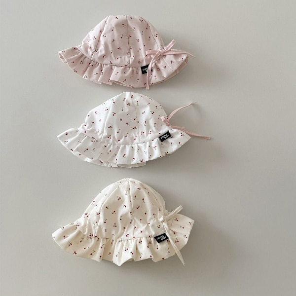 Kids Bucket Hat Baby lippalakit VALKOINEN white