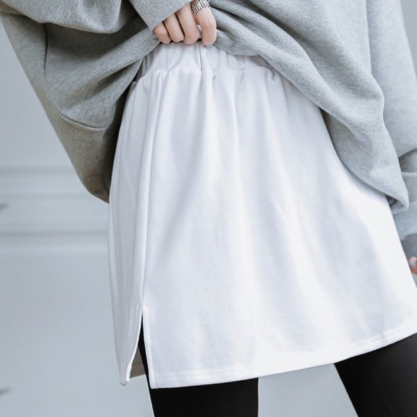 A-line skjorta Split Flare Fåll WHITE XLA A White XLA-A