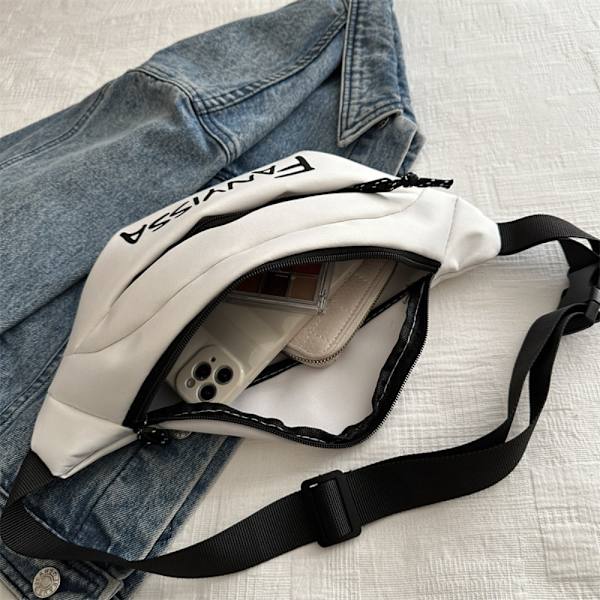 Messenger Bag Skolväskor VIT White