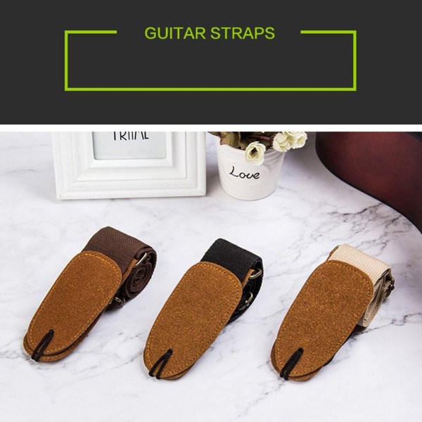 Gitarstropp Bomull Gitarstropper KHAKI Khaki