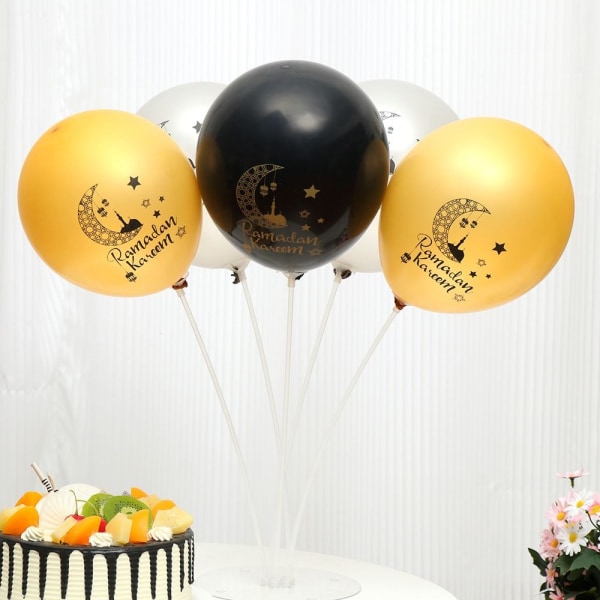 10 stk Eid Mubarak Ramadan Balloner Latex Balloner GULD