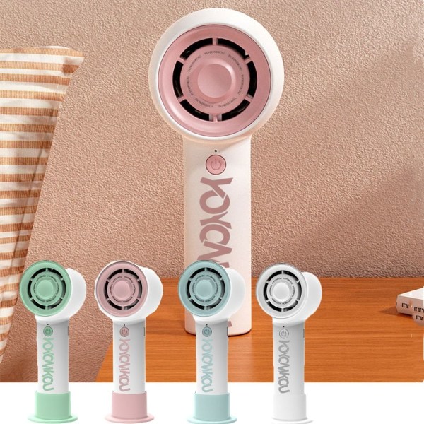 Mini Fan Silent Fan ROSA MED BOKSTAVER MED BOKSTAVER pink with letters-with letters