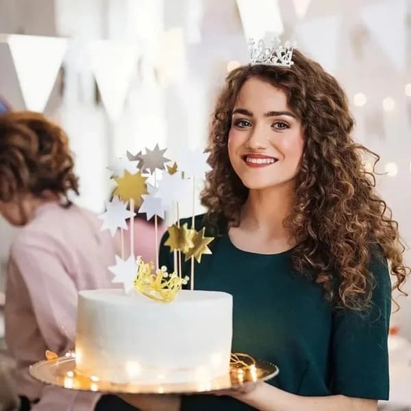 Mini Crown Princess Tiara HOPEA silver