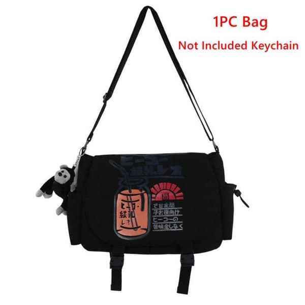 Messenger Bag Skulderveske HVIT White