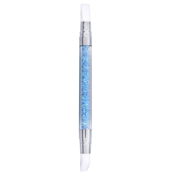 Nail Art Silikone Pen Dual Tip Dotting Pen BLÅ Blue