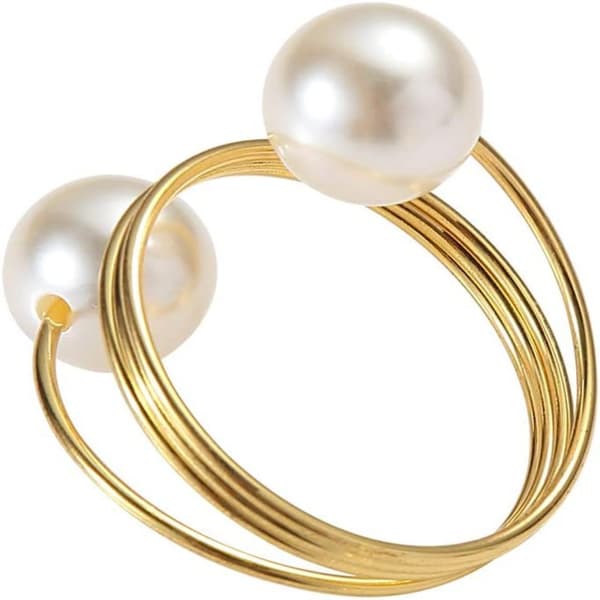 12 stk. Servietringe Servietringholder ROSEGULD Rose Gold