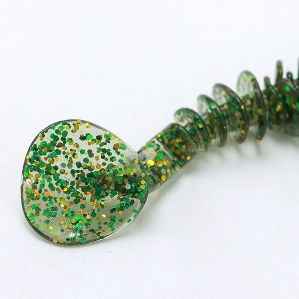 Fiske Soft Lures Fiske Jig Lure SVART&GULL black&gold